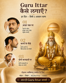 SHUKRAYANAMAH गुरु इत्तर | बृहस्पति ग्रह से प्रेरित प्रीमियम अत्तर | ज्ञान, सम्मान, समृद्धि, सौभाग्य और सकारात्मकता के लिए | अल्कोहल-फ्री | यूनिसेक्स