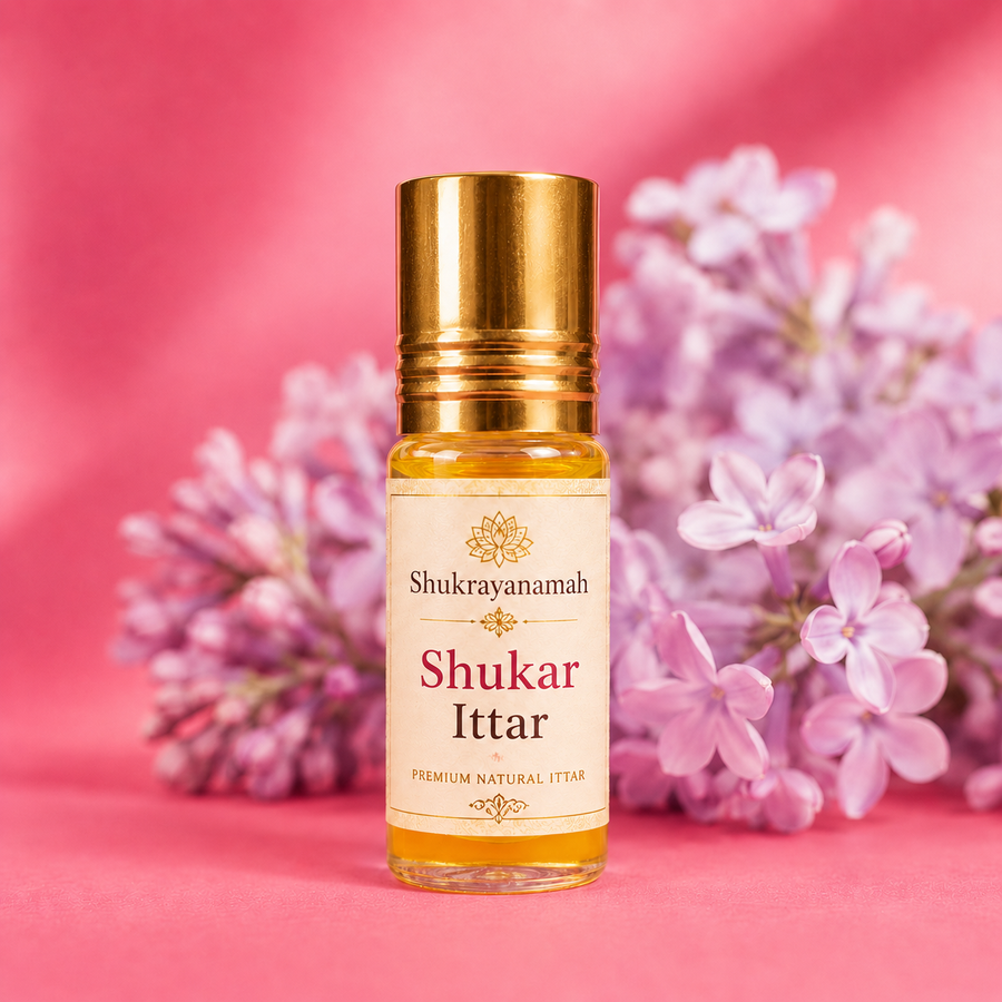 Shukra Attar for Venus Remedies Pure Long Lasting Floral Fragrance for Love, Wealth & Luxury Astrological Shukravar Puja Ittar for Attraction, Marriage & Prosperity 10ml