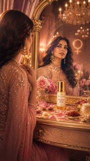 Shukra Attar for Venus Remedies Pure Long Lasting Floral Fragrance for Love, Wealth & Luxury Astrological Shukravar Puja Ittar for Attraction, Marriage & Prosperity 10ml